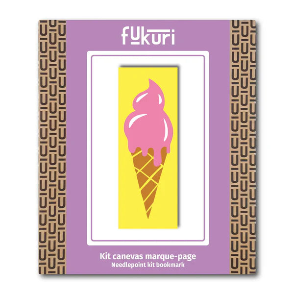 Bohin Fukuri Kit Canevas Marque-Page Glace Débutant
