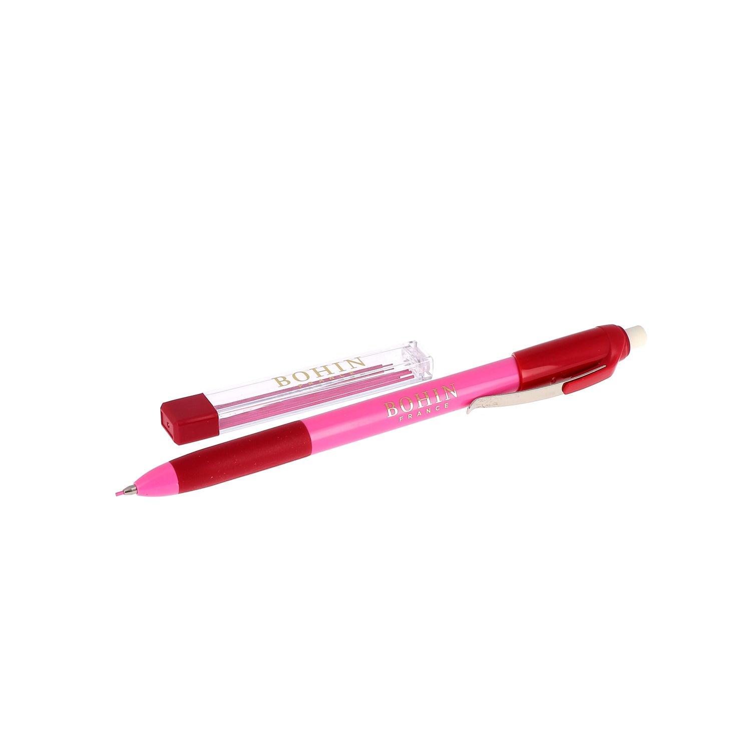 Bohin Marquage Crayon craie porte-mine 0,9 mm gris + 6 mines