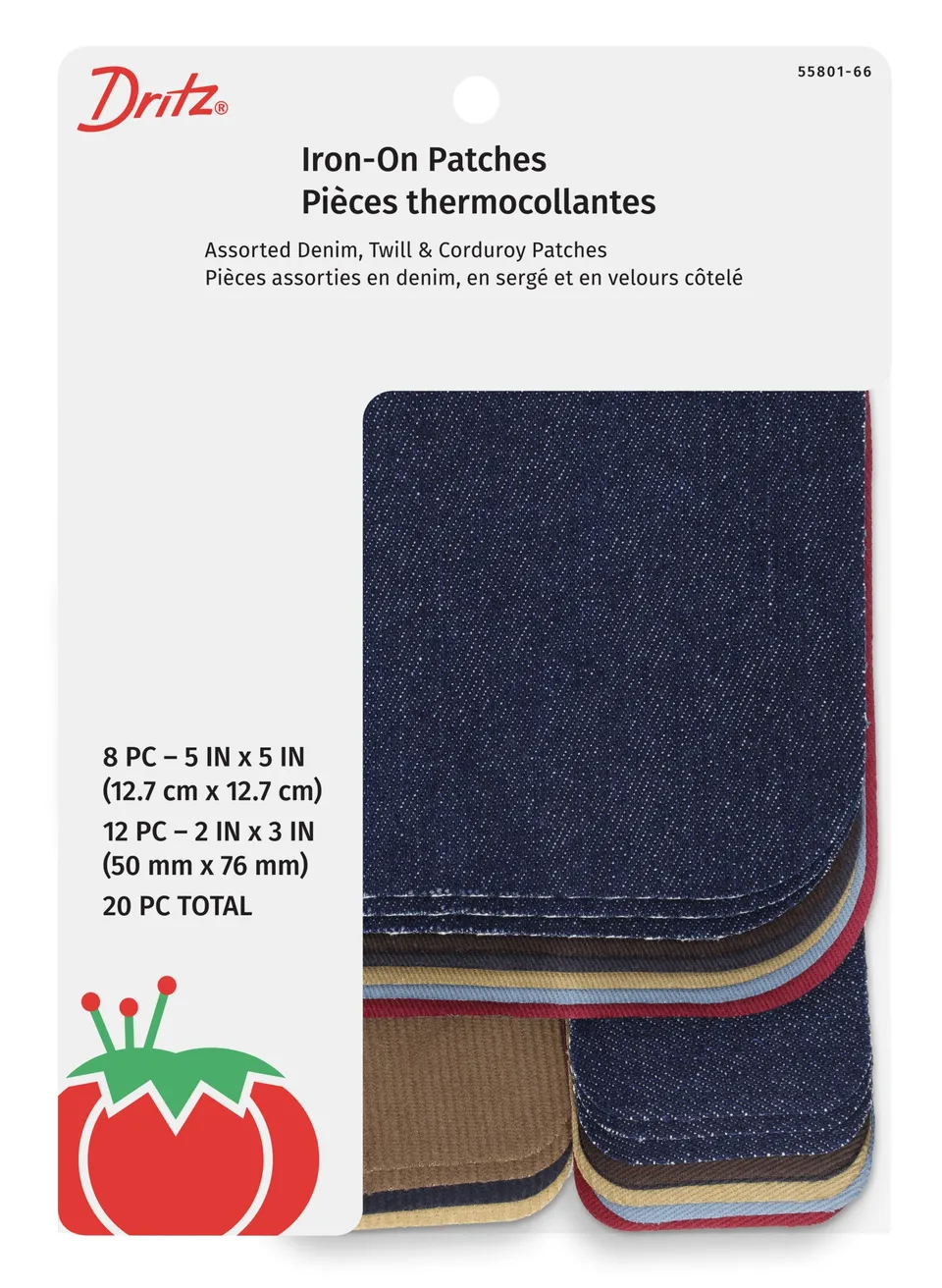 Dritz Patches Thermocollants Assortis 20 pcs Réparation