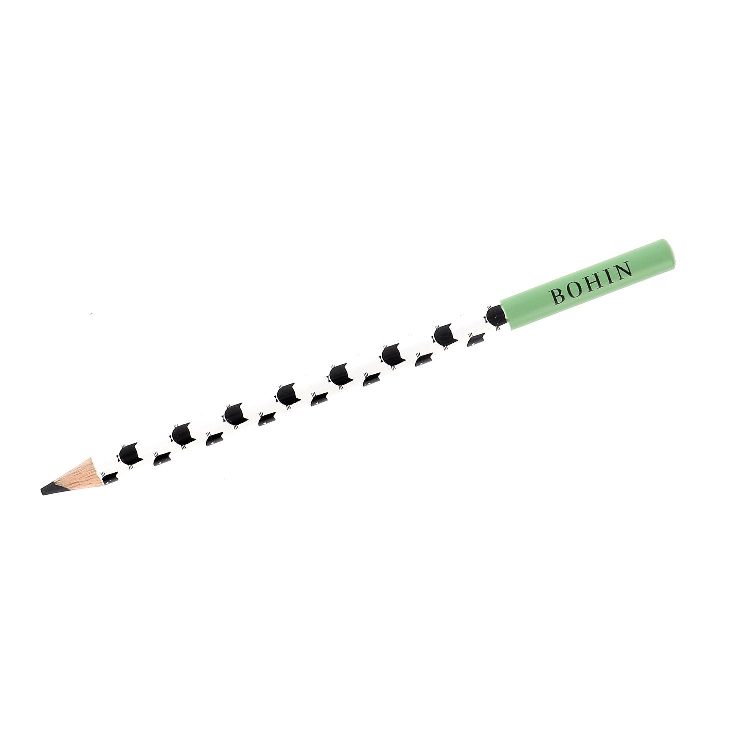 Bohin Marquage Crayon craie Audrey Jeanne blanc tissu foncé