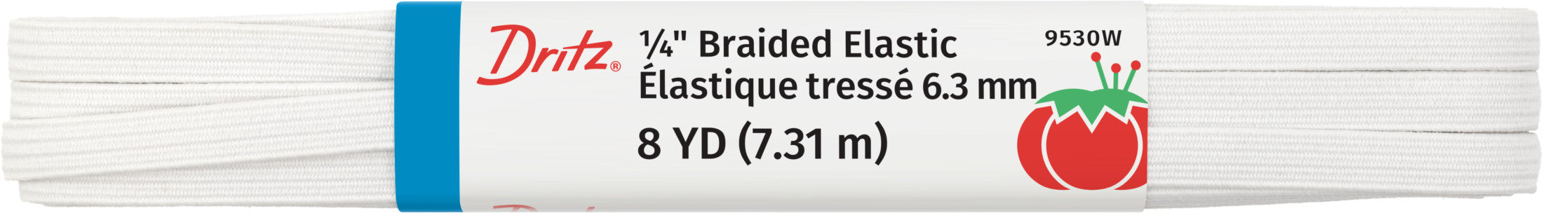 Dritz Elastique tressé blanc 6 mm 3 yards couture