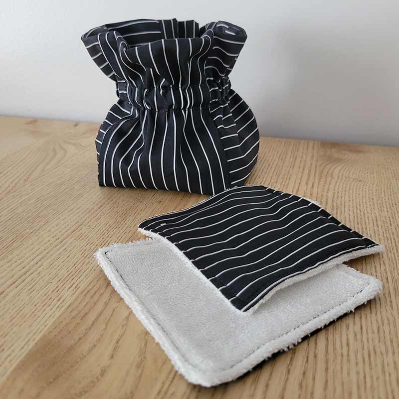 Kitac Pochon 8 Lingettes kit couture facile éponge