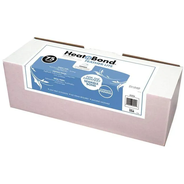 HeatnBond FeatherLite thermocollant cousable rouleau 43cmx68m fin