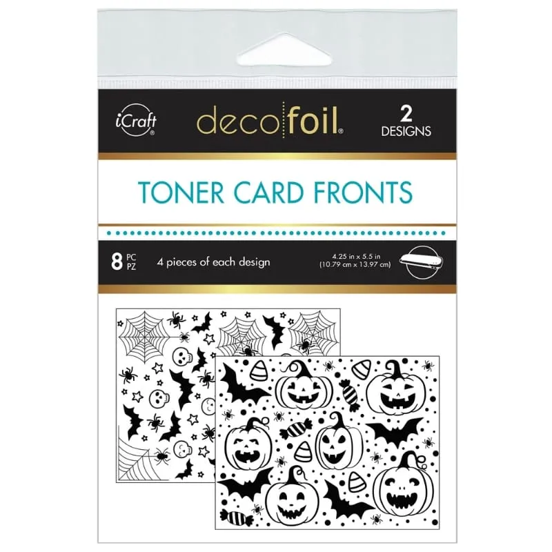 HeatnBond Deco Foil Halloween Mashup feuille toner carte A2 8 feuilles