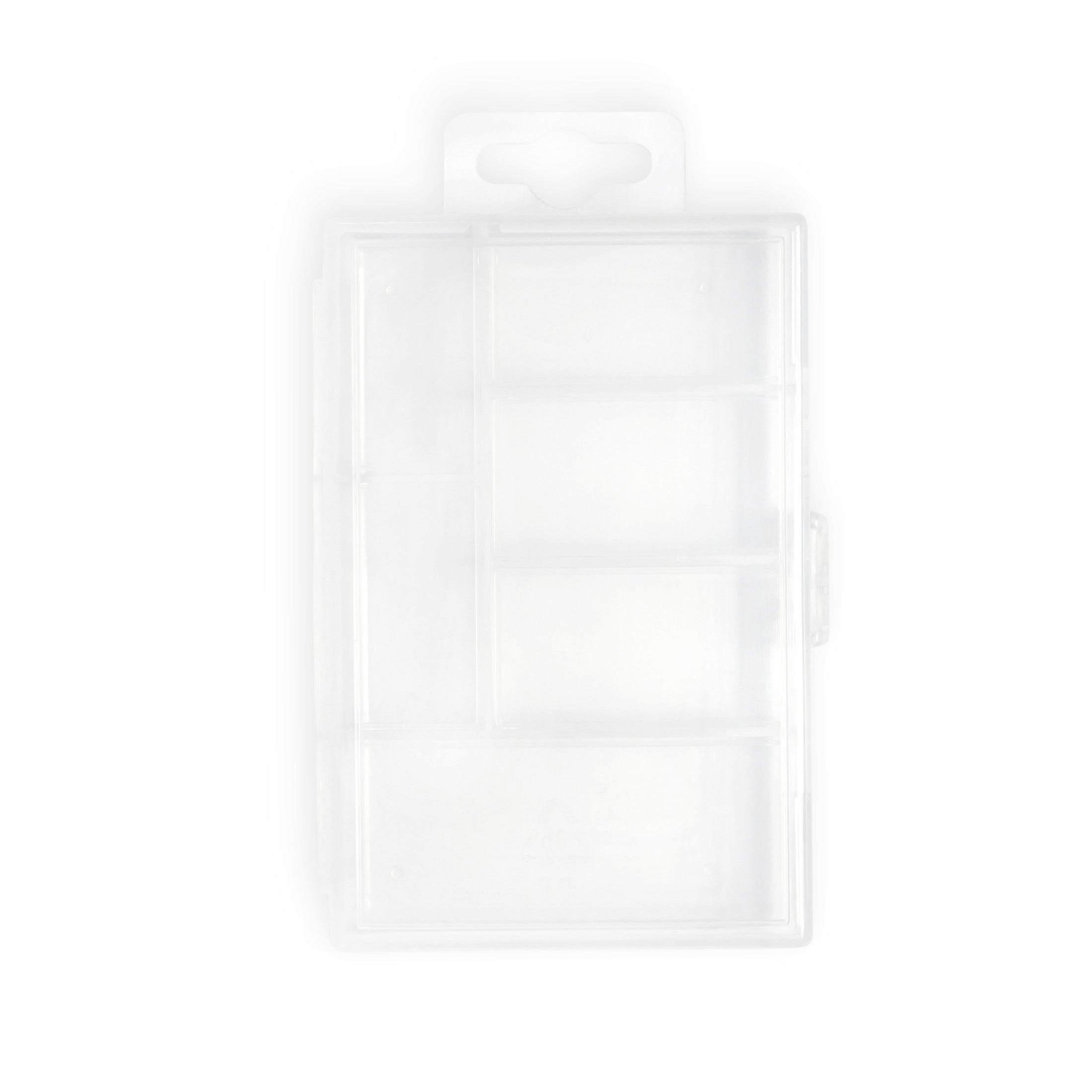 Dritz Boîte de Rangement 3x4" Plastique Transparent 6 Casiers
