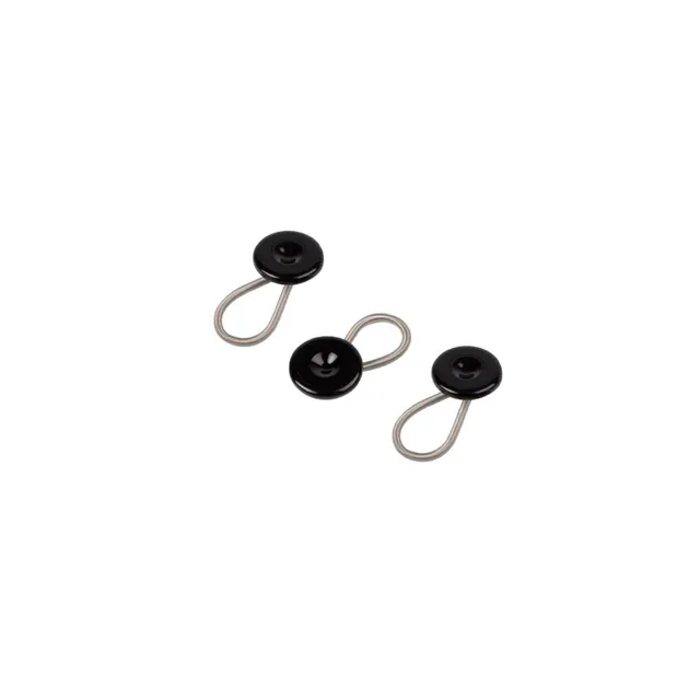 Bohin Confection rallonge boutons noirs 15 mm x3 laiton France