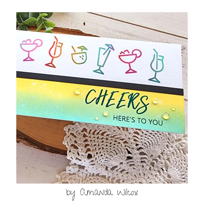 HeatnBond Deco Foil Cheers transfert adhésif foil 2 feuilles