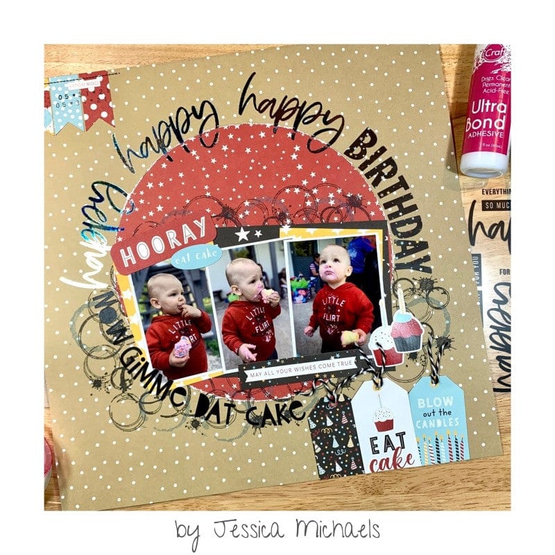Unity Stamp Sentiments 1 transfert adhésif foil lot 2
