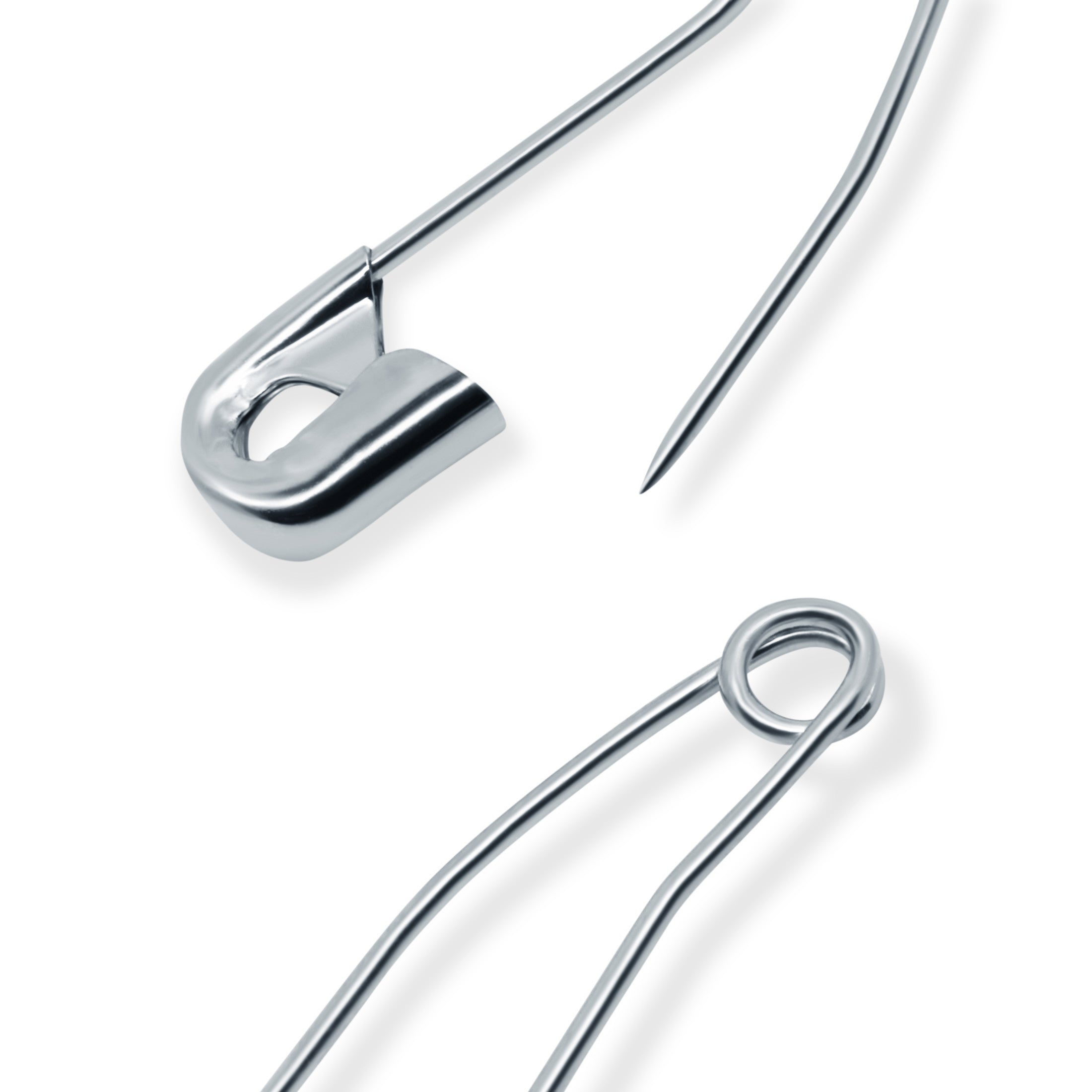 Dritz 7215 épingle nourrice courbe nickel 27 mm x50