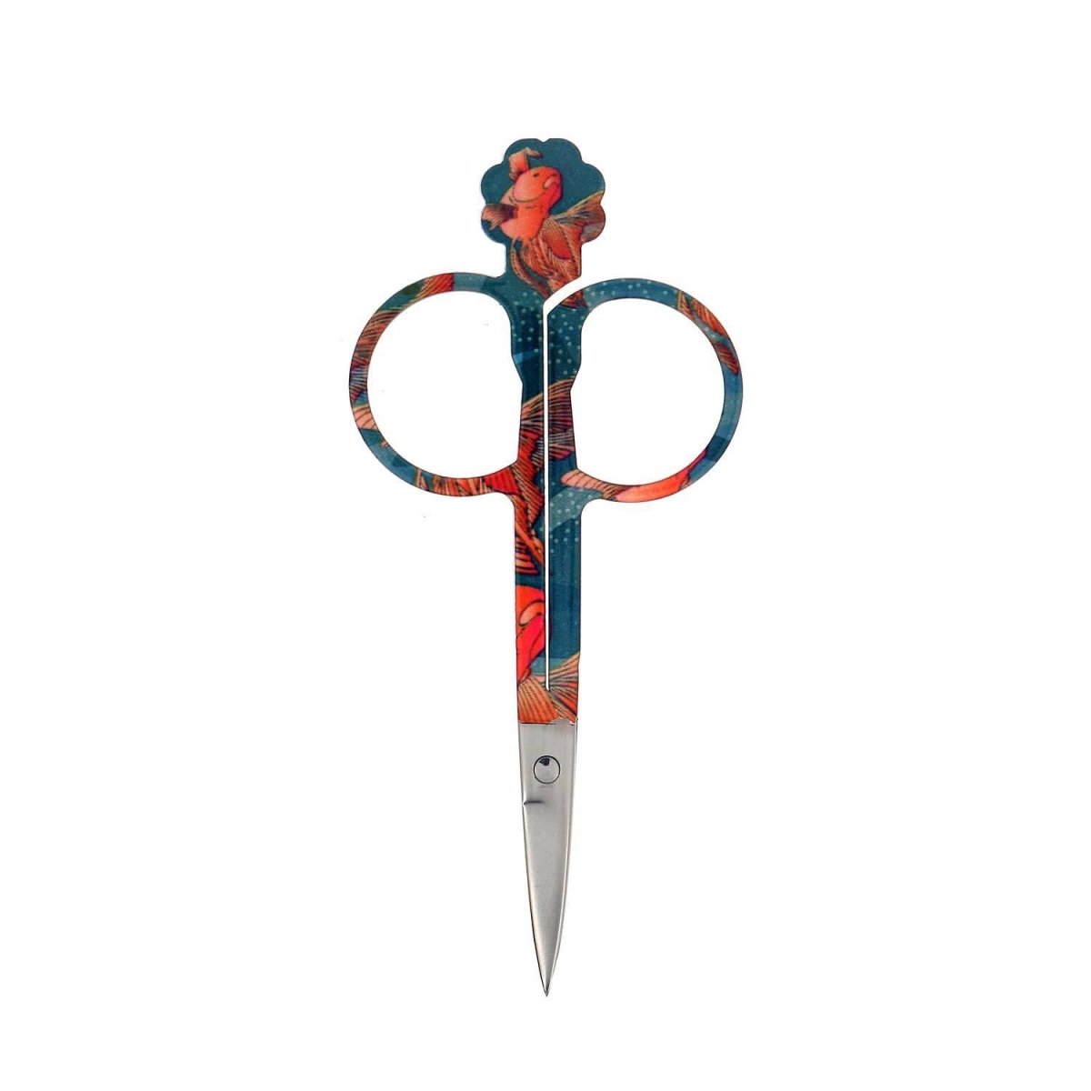 Bohin Jungle Ciseaux de broderie 9 cm Perroquet bleu acier