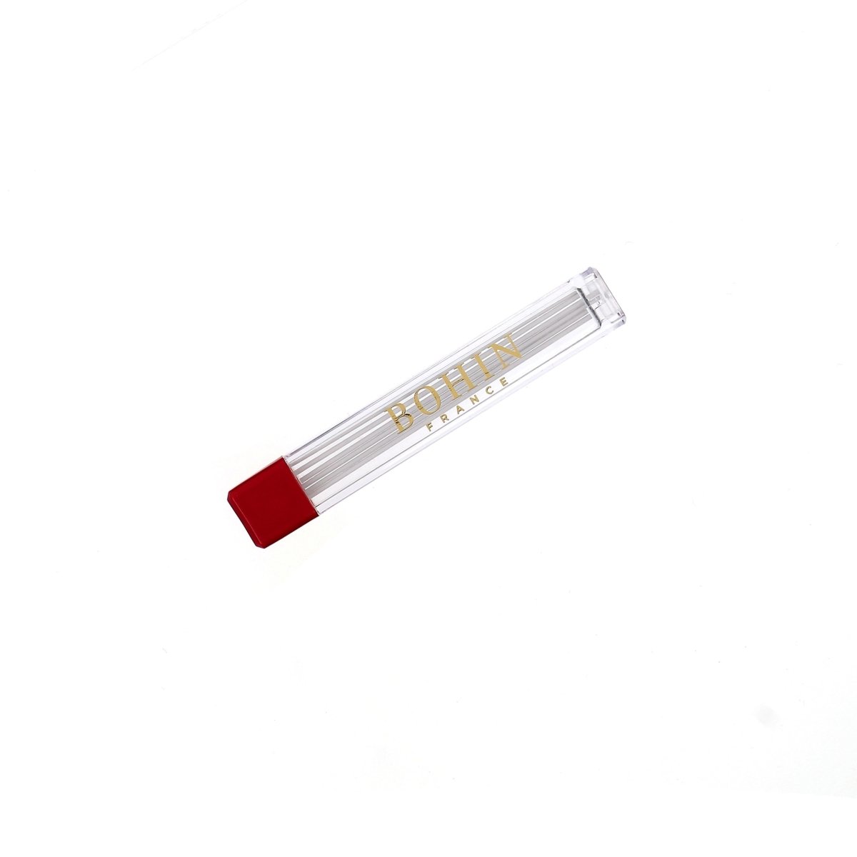 Bohin Marquage Recharge 6 mines crayon craie 0,9 mm rose