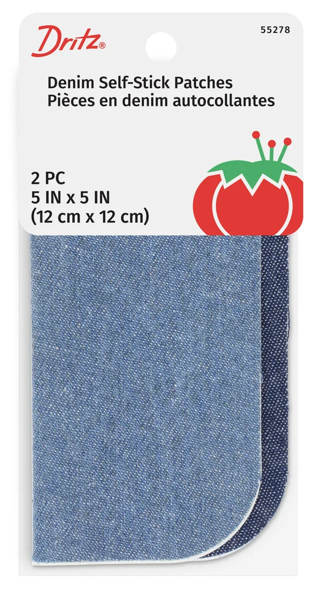 Dritz patch jean autocollant 13 cm lot 2 provisoire