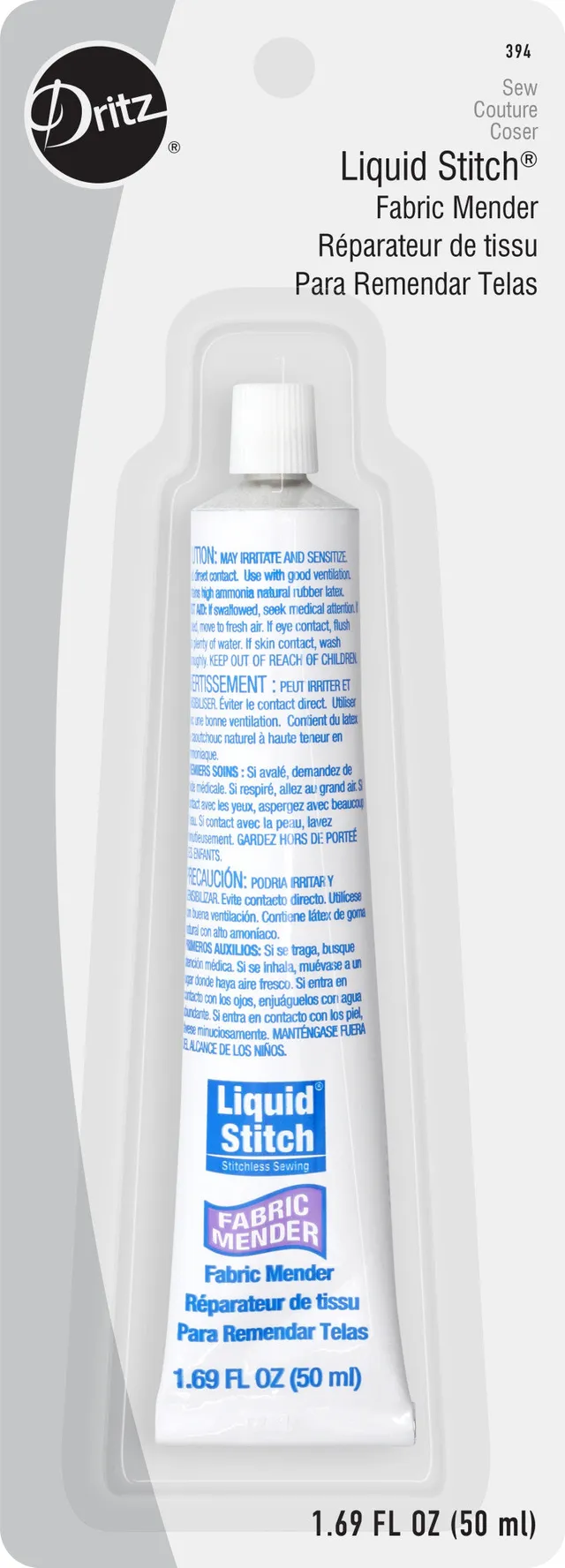 Dritz Colle Tissu Liquid Stitch 50 ml Ourlet Réparation