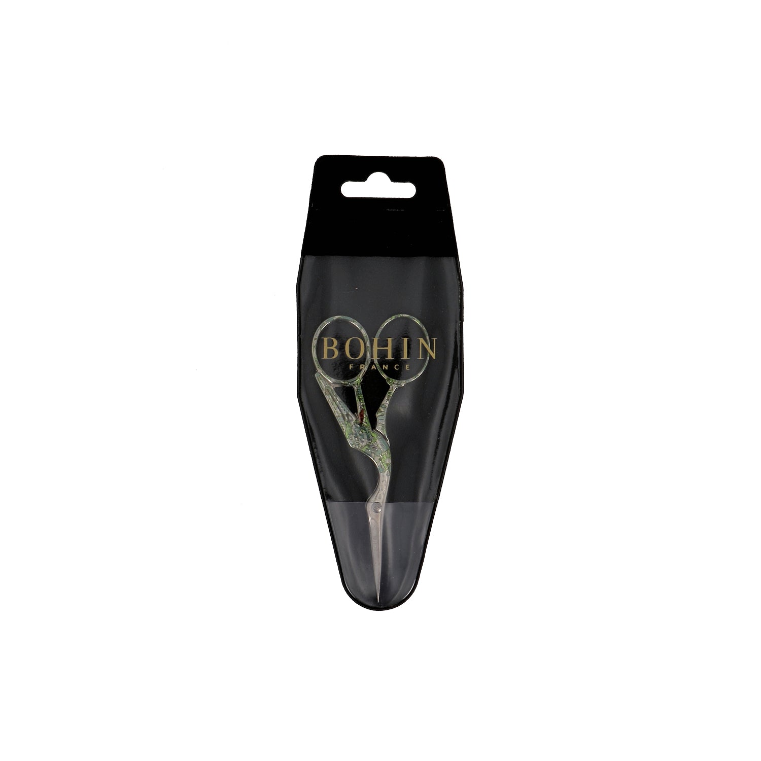 Bohin ciseaux broderie cigogne dorée acier 9 cm