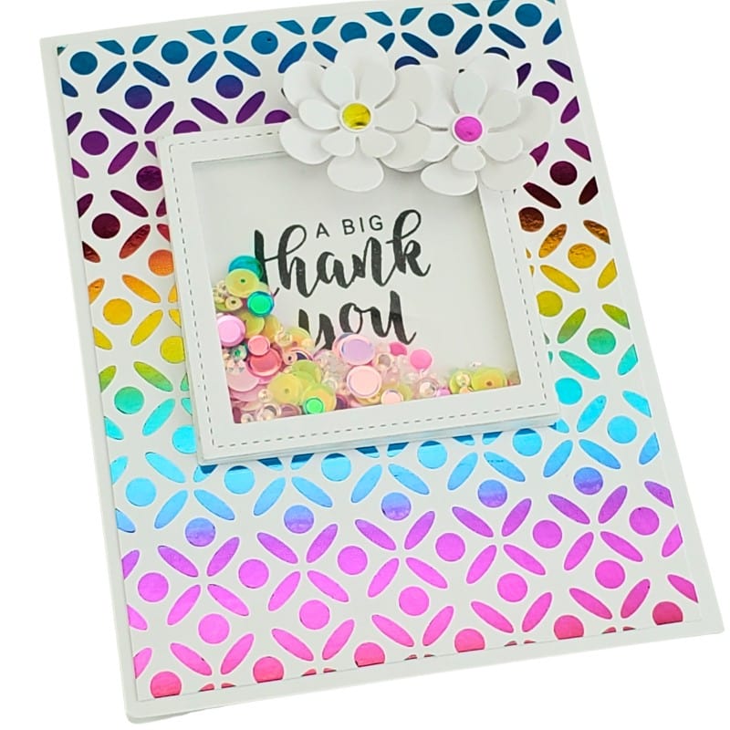 HeatnBond Deco Foil cartes toner Mod Dots A2 8 feuilles