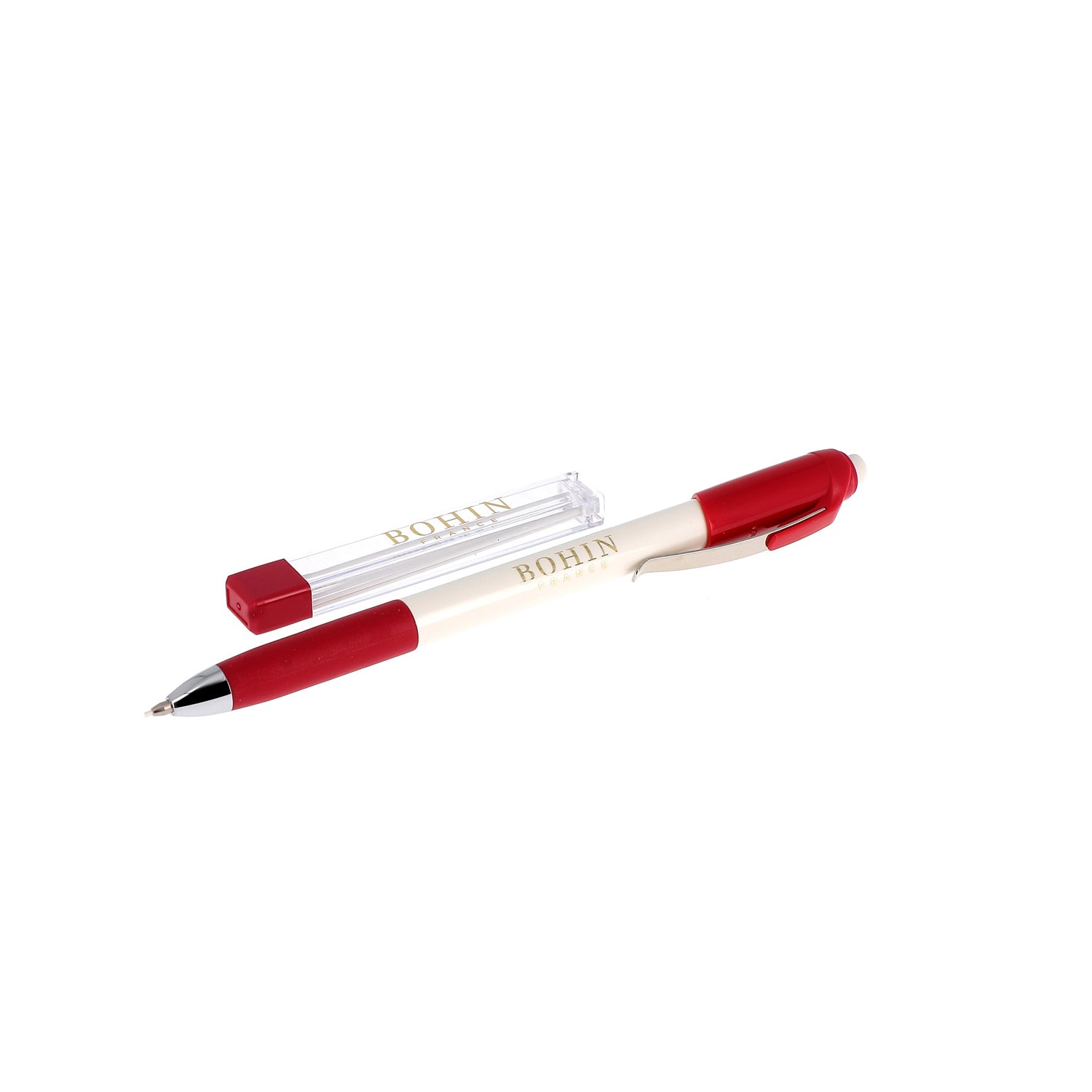 Bohin Marquage Crayon craie porte-mine 0,9 mm gris + 6 mines
