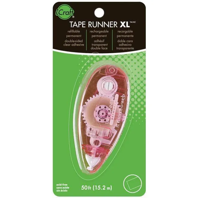 HeatnBond iCraft Memory Tape Runner XL dérouleur adhésif 15,2 m