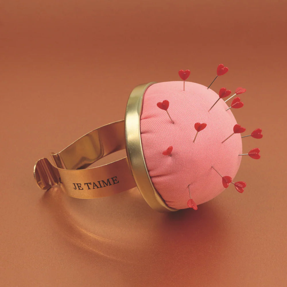 Bohin Bracelet Porte-Épingles Personnalisé Pied de Poule