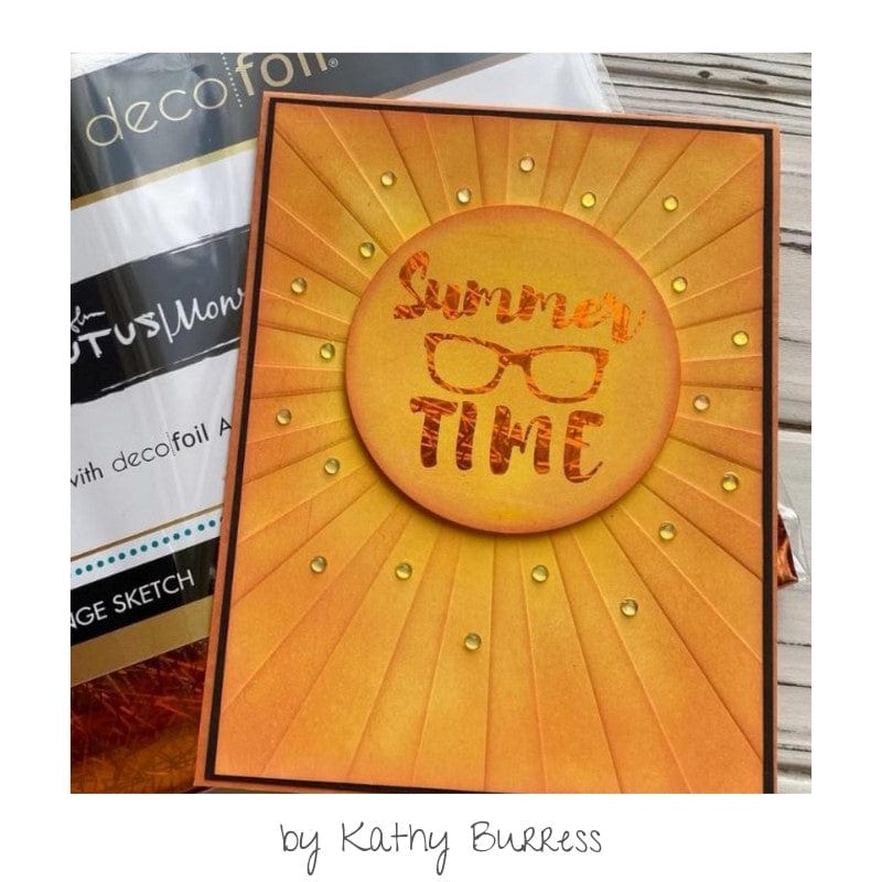 Brutus Monroe Summer Sizzle transfert adhésif 2 feuilles