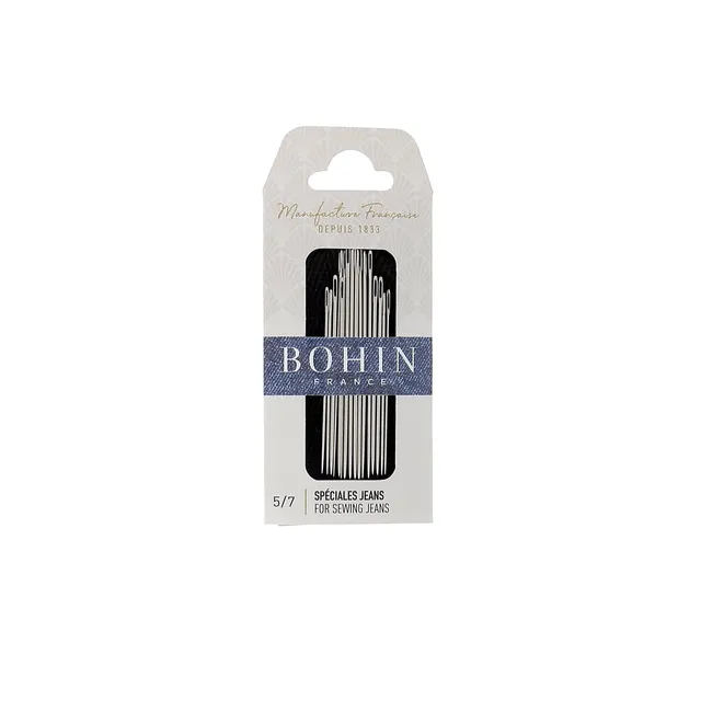 Bohin Jeans assortiment 12 aiguilles spéciales denim