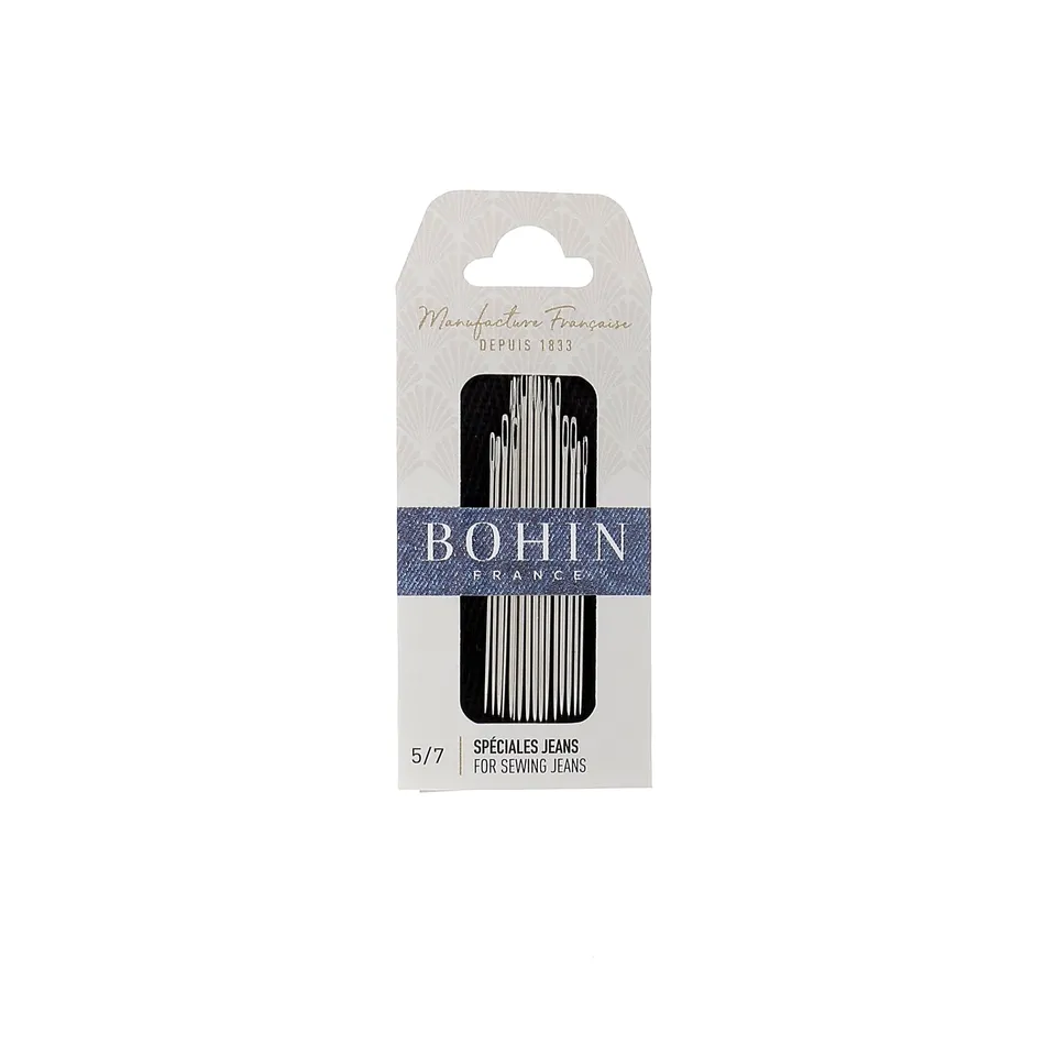 Bohin Jeans assortiment 12 aiguilles spéciales denim