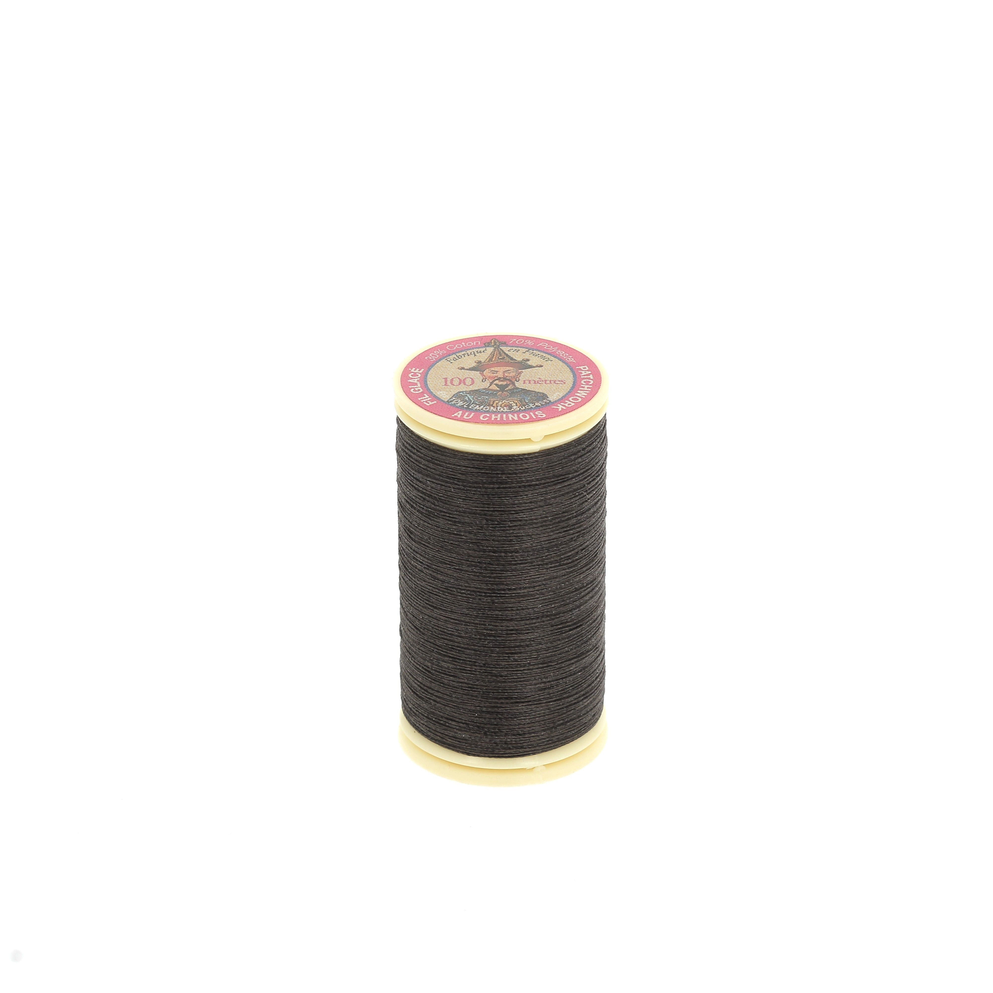 Fil Au Chinois Fil Patchwork Glacé N°50 100 m Blanc 100