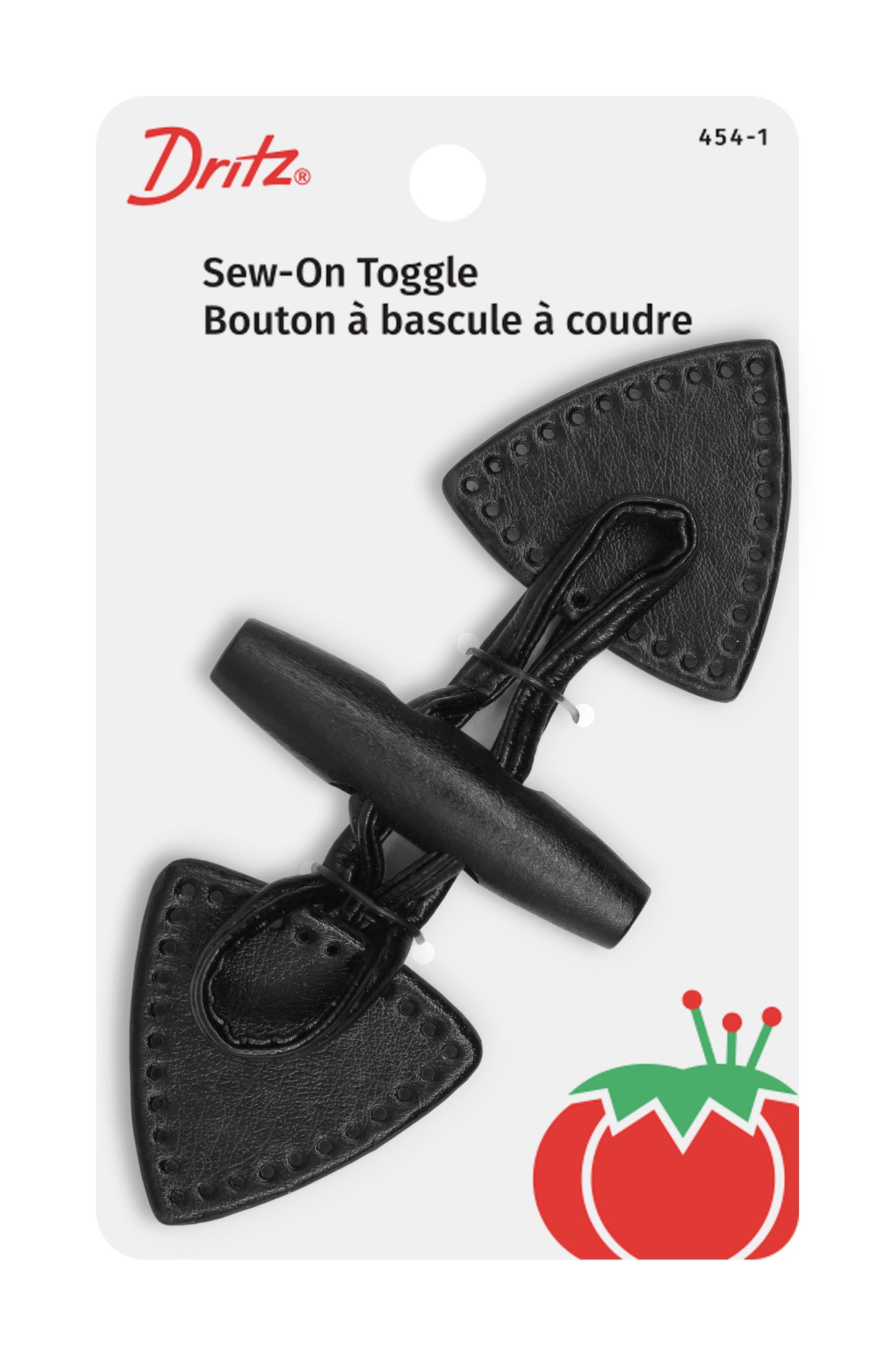 Dritz brandebourg à coudre toggle bois noir 1 pièce