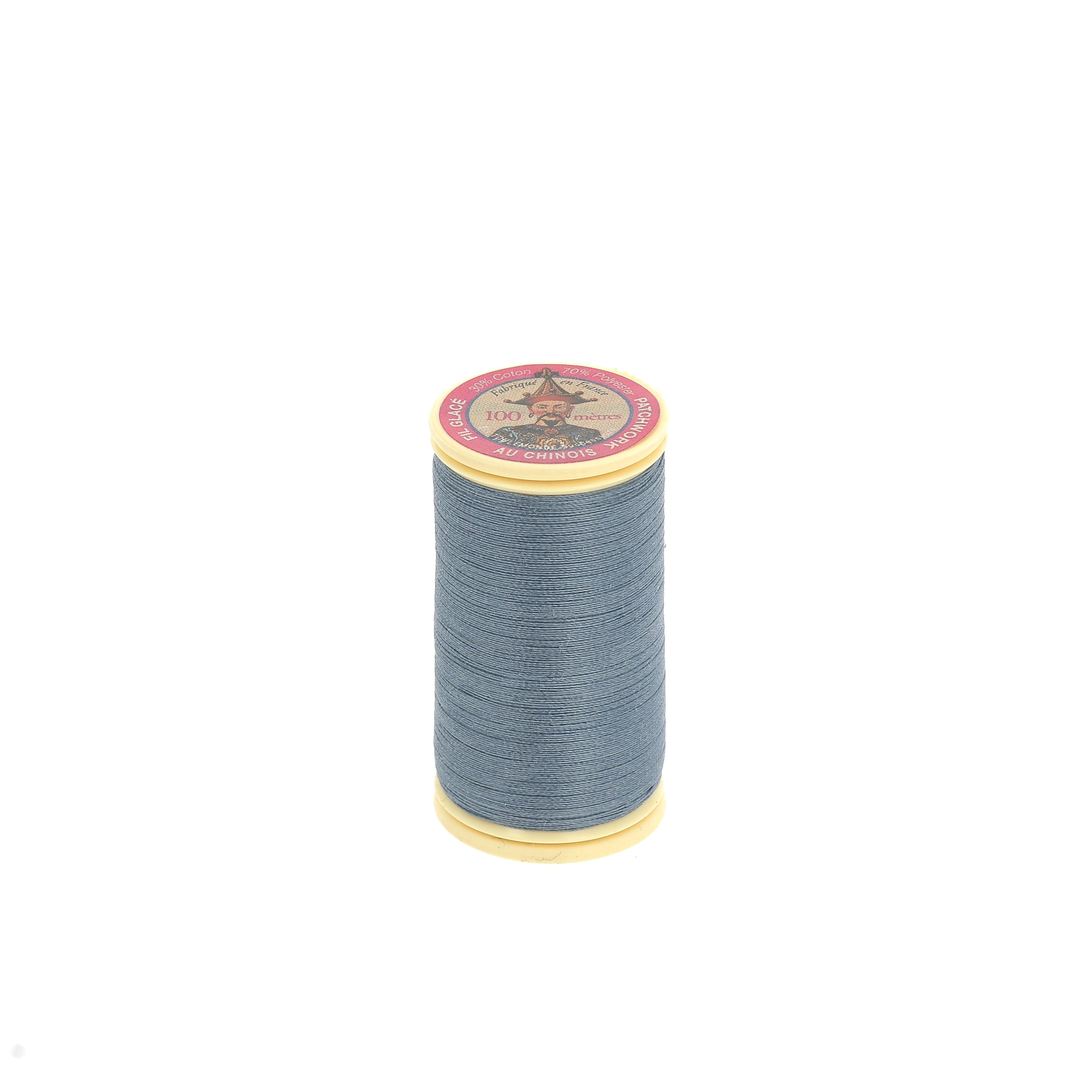Fil Au Chinois Fil Patchwork Glacé N°50 100 m Blanc 100