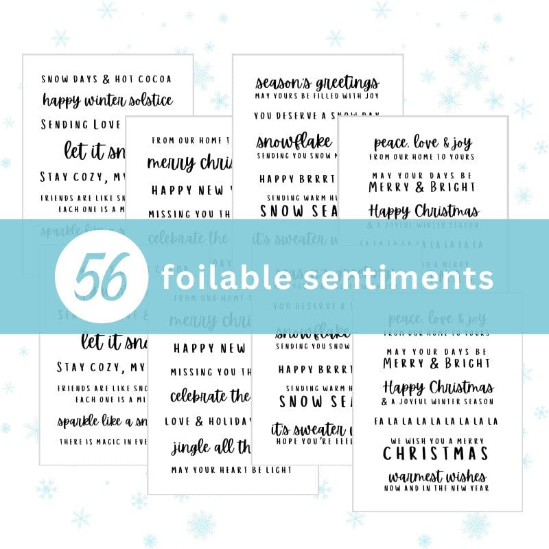 HeatnBond Deco Foil Merry Moments cartes toner x8 A2