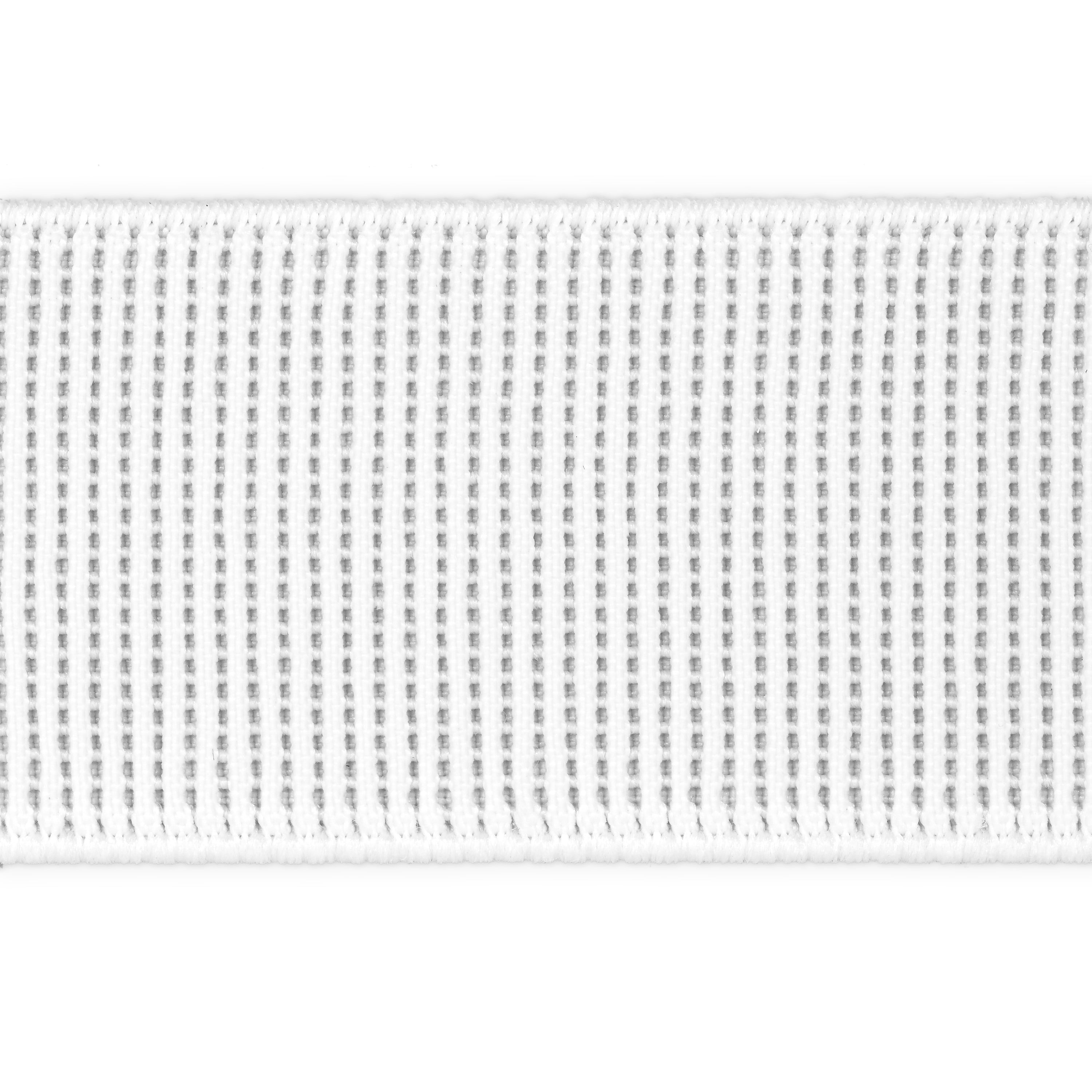 Dritz Élastique côtelé anti-roule blanc 38 mm couture taille