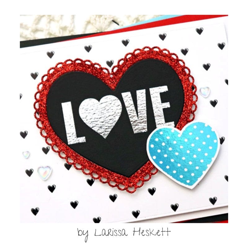 Deco Foil Transfert adhésif Love & Kisses 3 feuilles