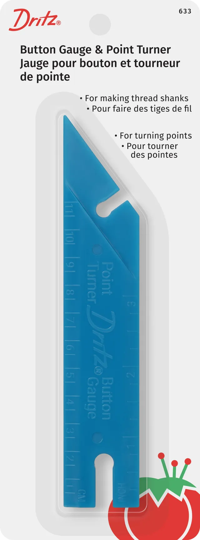Dritz 633 jauge boutons retourne pointe outil couture
