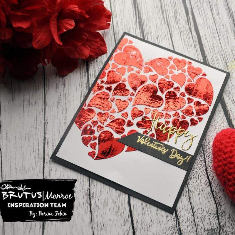 HeatnBond Deco Foil feuille foil transfert rouge 5 feuilles