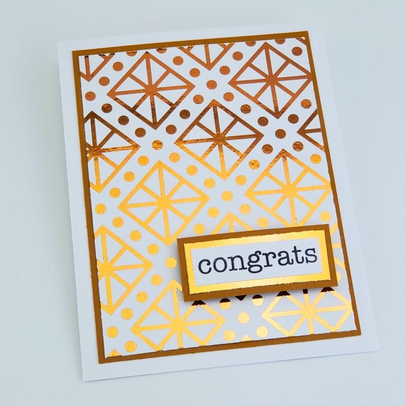 HeatnBond Deco Foil cartes toner Mod Dots A2 8 feuilles