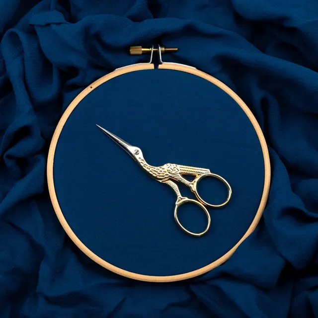Bohin ciseaux broderie cigogne dorée acier 9 cm