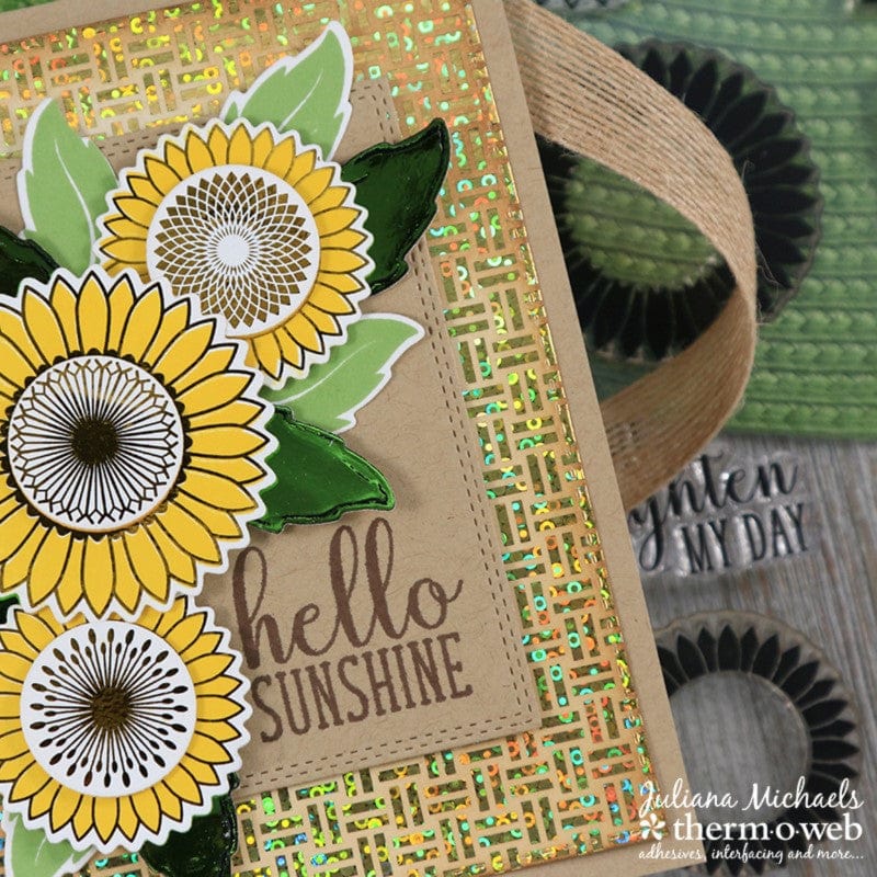 Gina K. Designs Foil-Mates carte Harvest Texture 10 feuilles