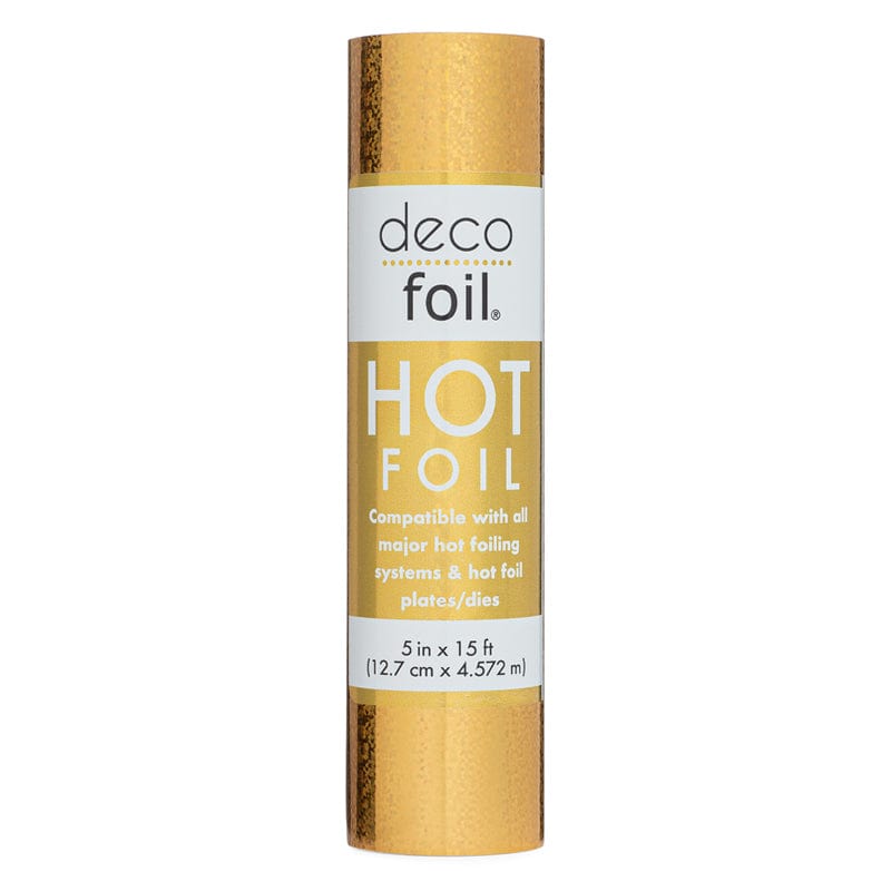 Deco Foil rouleau foil à chaud Gold Stardust 12,7cm x 4,57m