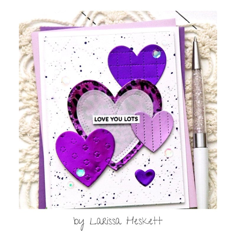 HeatnBond Deco Foil Color Harmony feuille transfert violet 20 feuilles