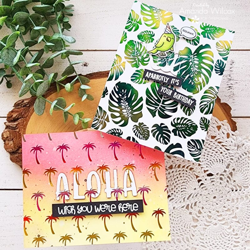 HeatnBond Deco Foil feuilles toner A2 Get Tropical x8