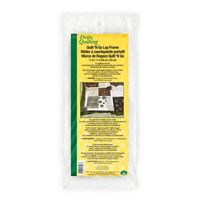 Dritz 3127 Quilt-N-Go cadre quilting 11" x 11"