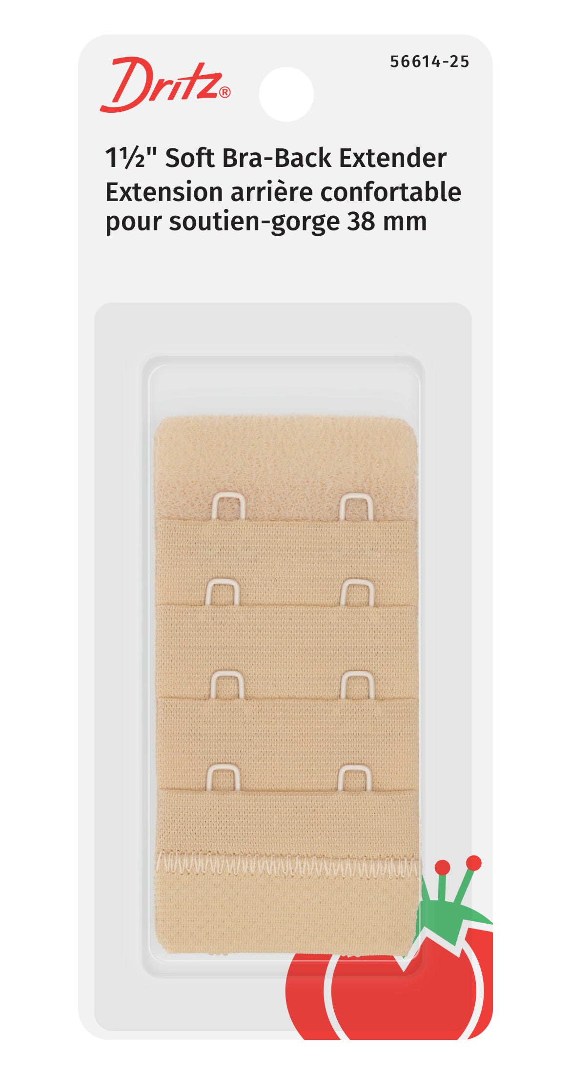 Dritz rallonge soutien-gorge dos souple 3,8 cm beige