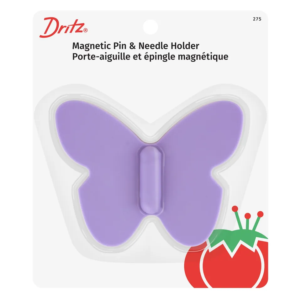 Dritz 275 porte-éppingles magnétique papillon violet