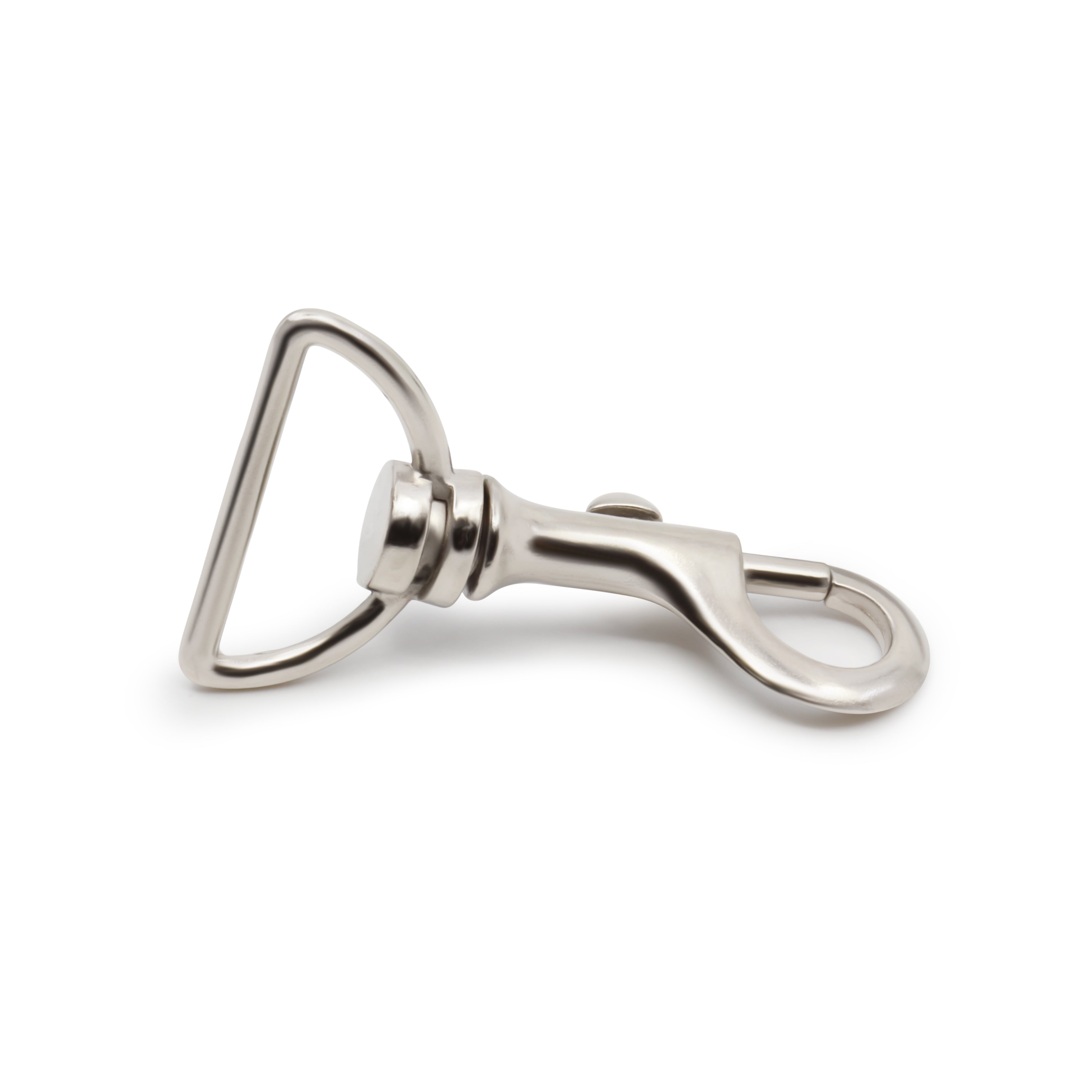 Dritz Mousqueton Pivotant Nickel pour Sangle 22 mm Sac
