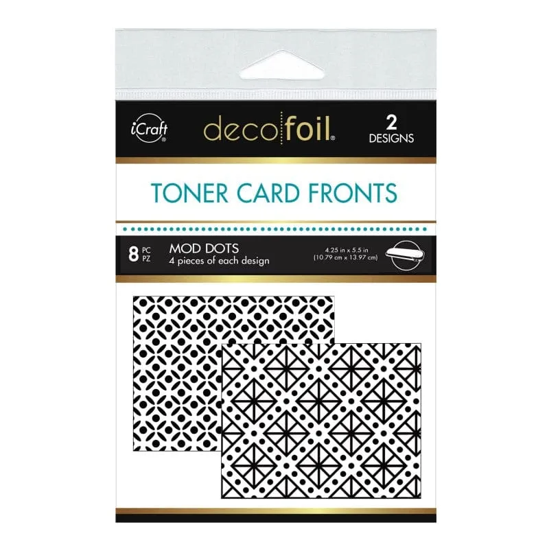 HeatnBond Deco Foil cartes toner Mod Dots A2 8 feuilles