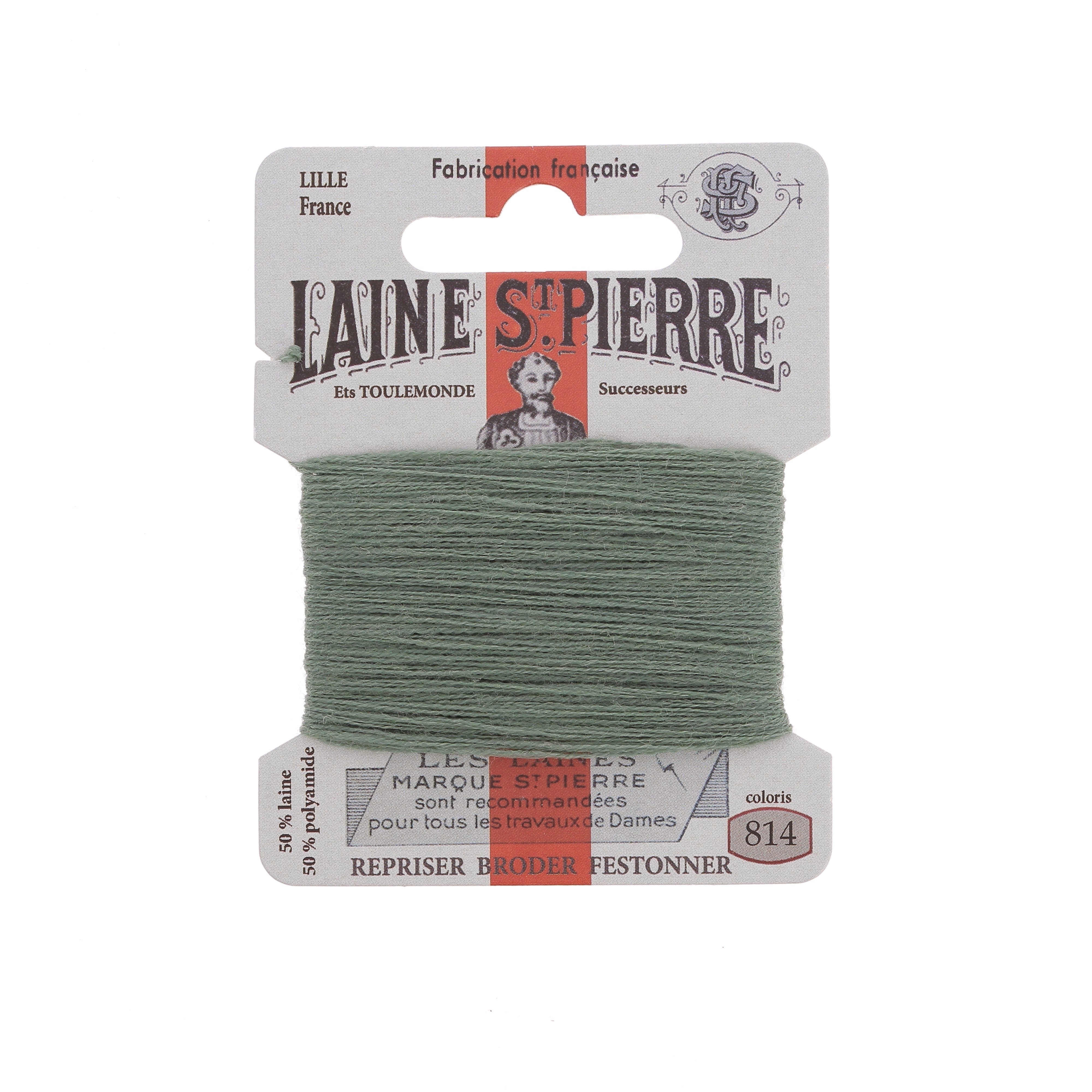 Fil Au Chinois Laine St Pierre fil broder vert laine