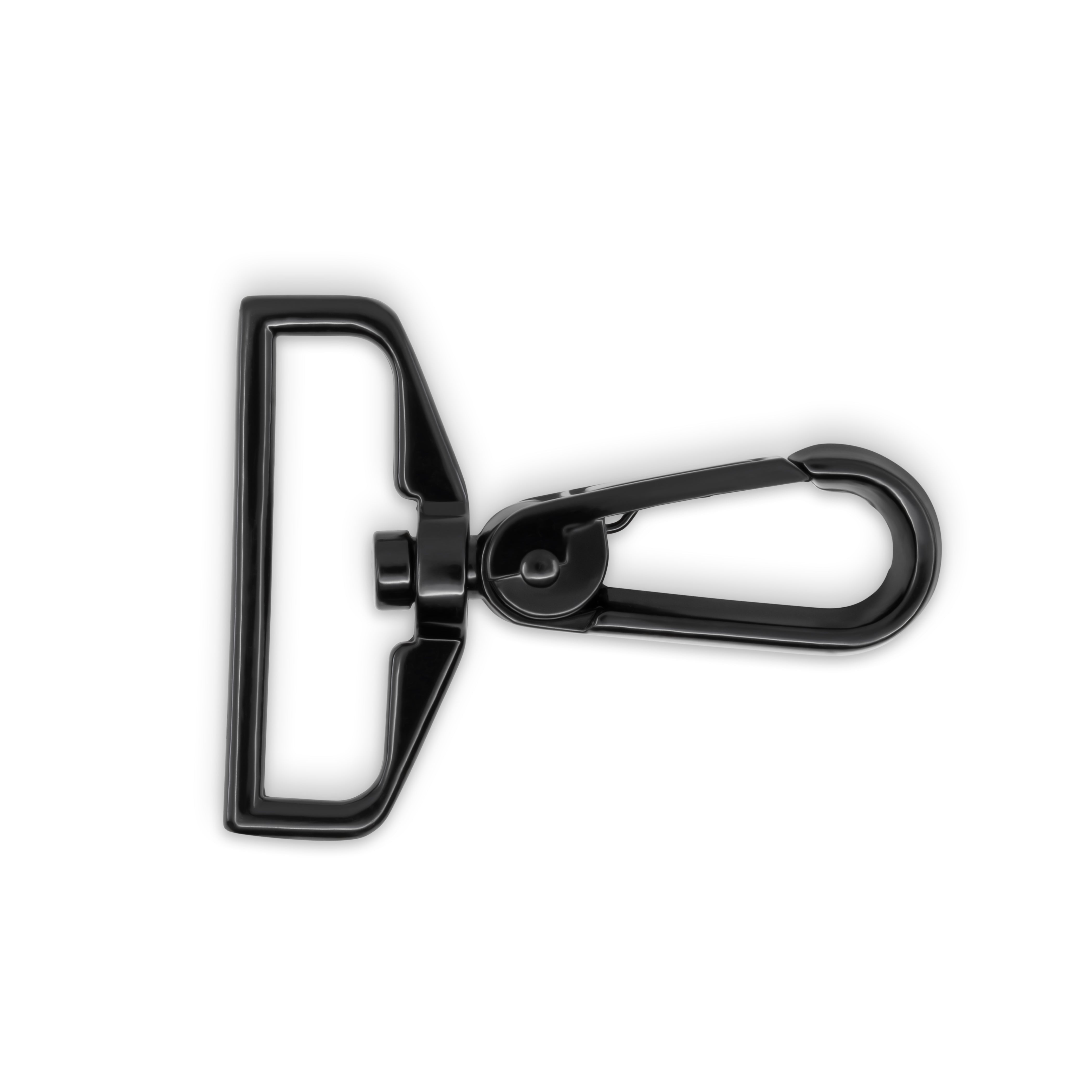 Dritz mousqueton pivotant sangle 38 mm noir