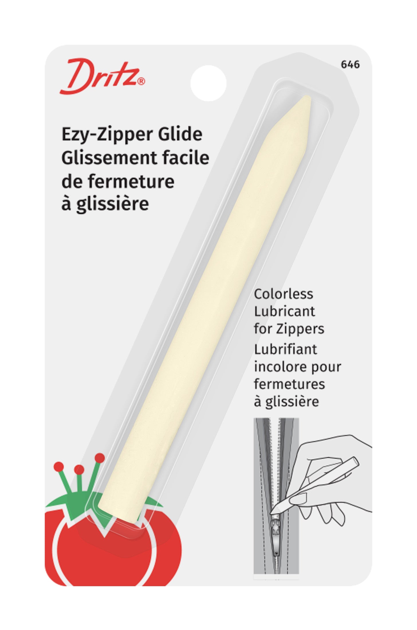 Dritz Ezy-Zipper Glide lubrifiant fermeture éclair incolore 0.2 oz