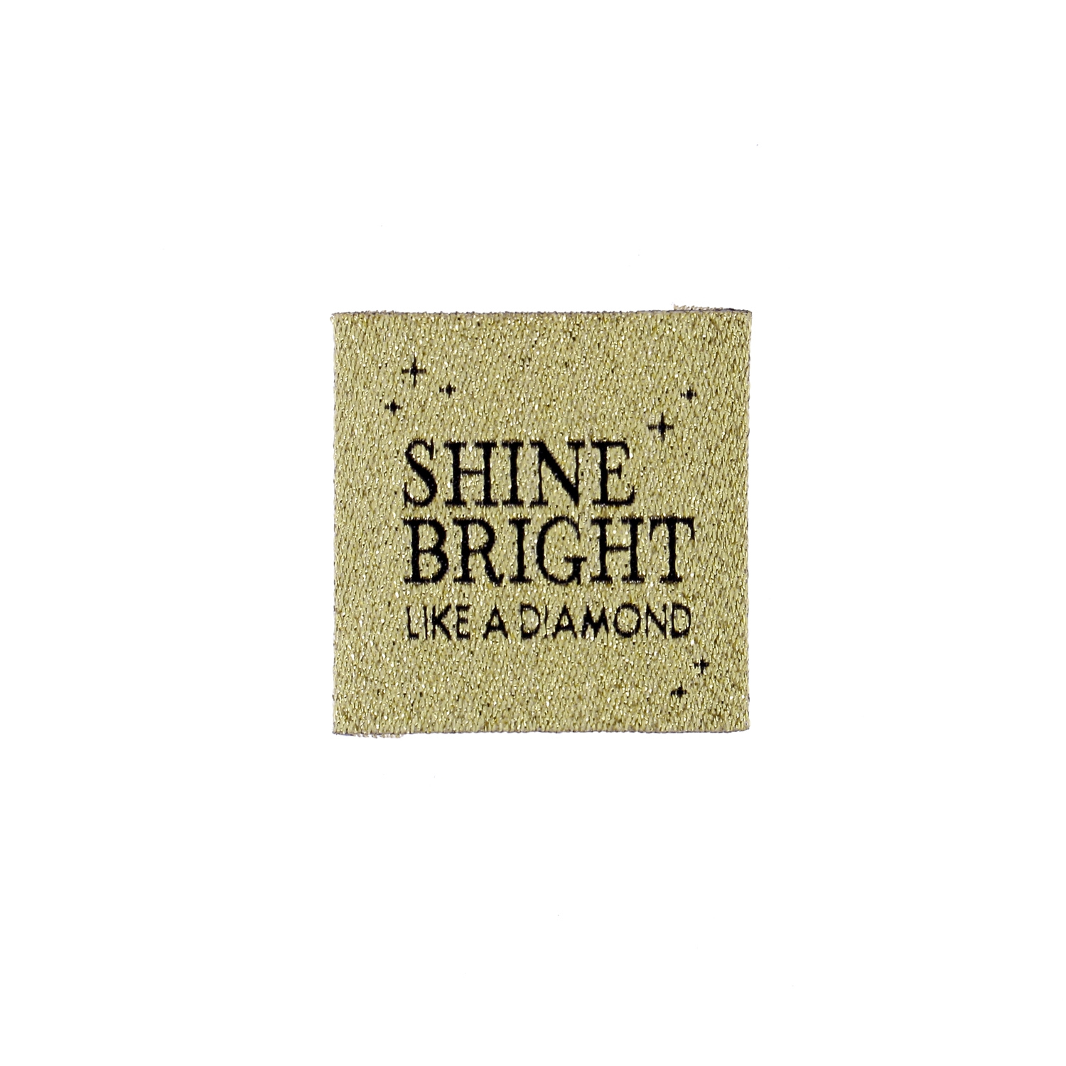 Bohin Étiquettes à coudre Shine bright étiquette tissée 3,5 cm