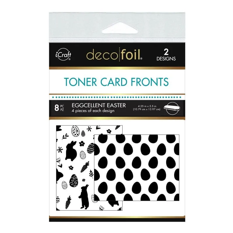 HeatnBond Deco Foil Eggcellent Easter carte toner A2 10,8x14 cm