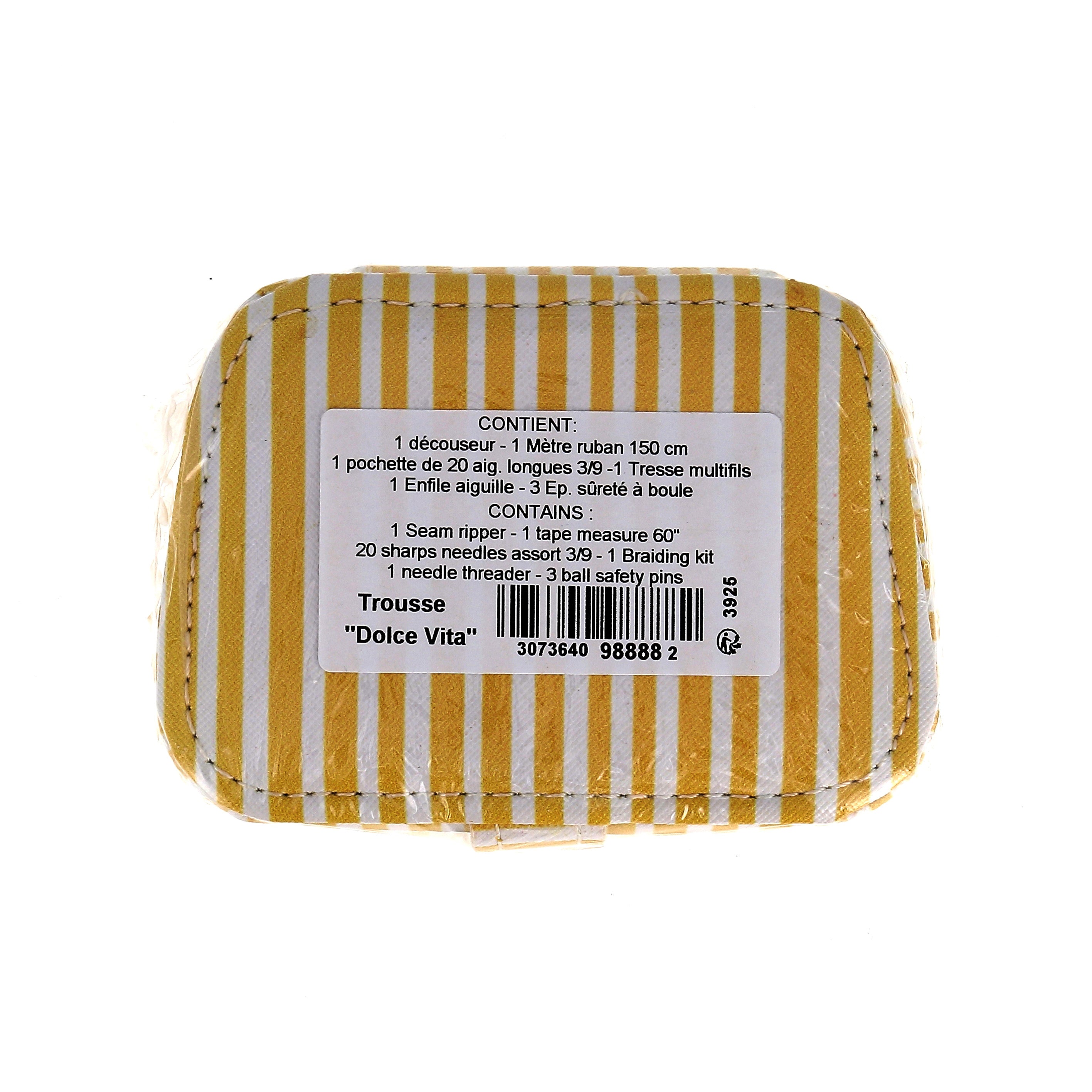 Bohin Dolce Vita trousse couture raccommodage motif